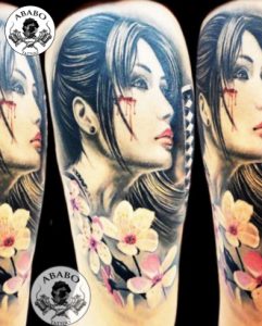 HÌNH XĂM CÔ GÁI NHẬT BẢN GEISHA UY TÍN ĐẸP NHẤT TÂN PHÚ, TP HCM